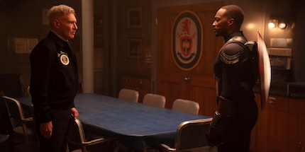In «Captain America: Brave New World» sollen sich Harrison Ford und Anthony Mackie gegenseitig auf die Fresse geben.