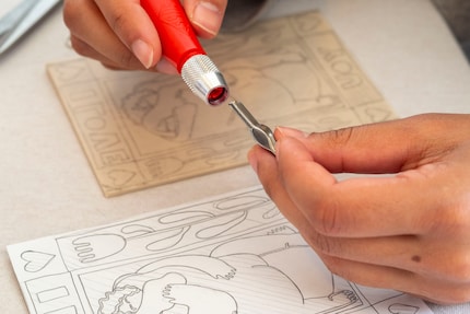 Verschillende hulpstukken voor verschillende doeleinden. Ik heb ze allemaal getest op een open oppervlak voordat ik de juiste vond. 