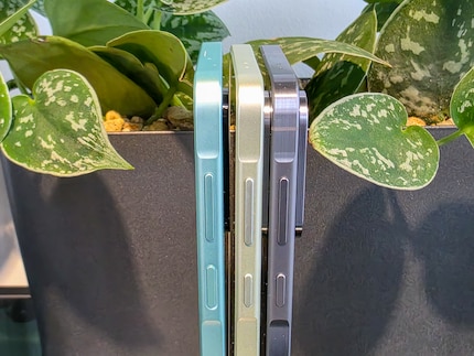 Nur das Galaxy A56 (rechts) hat einen Rahmen aus Aluminium.