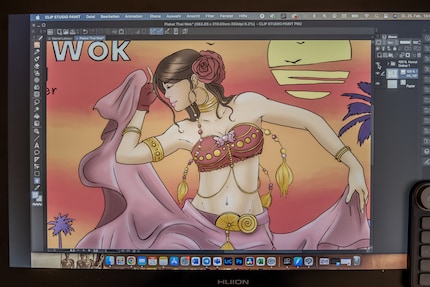 The picture is finished despite all the difficulties. I'm happy.