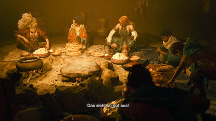 Das Essen in der Gruppe wäre eigentlich ein schöner Moment, aber die Charaktere lassen mich kalt.