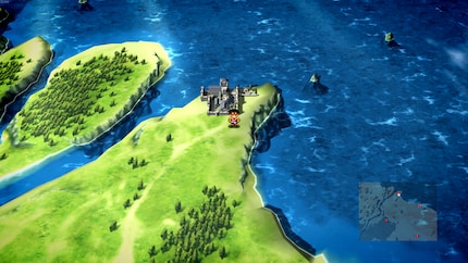 Towns and cities are now displayed three-dimensionally on the world map.