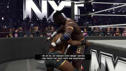 The feud between my chosen superstar, Oba Femi, and Trick Williams escalates.