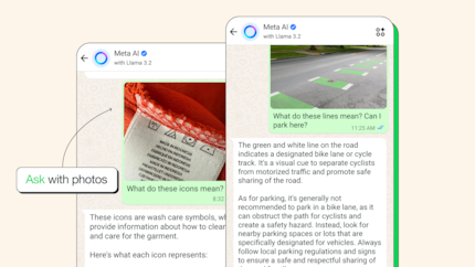 MetaAI soll dir zum Beispiel Symbole und Markierungen auf Fotos erklären können.