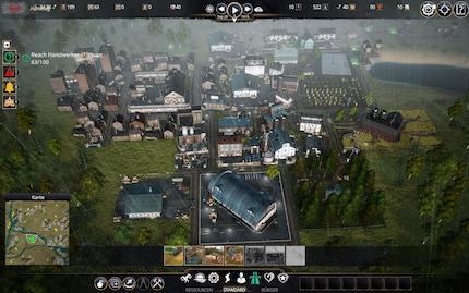 My city develops at the beginning even without diplomatic efforts.