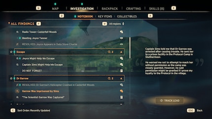 The quest log rarely provides actually useful hints.