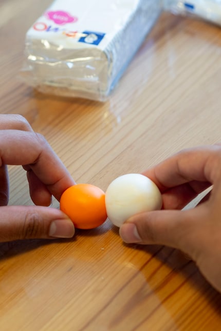 Rol de twee ballen ... 