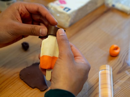 De chocolade is verreweg het beste deel van de raket. 