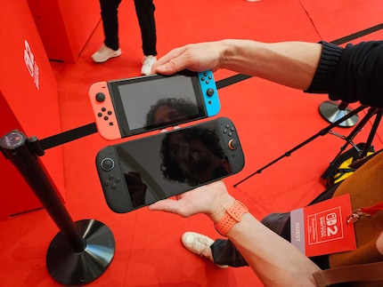Eerste Switch model vs. Switch 2.