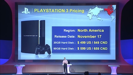 In contrast to the mic-drop moment at the price announcement for the affordable PS1, the audience gulped blankly when the PS3 was shown off.