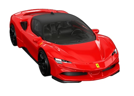 Actie wordt geleverd door het RC-model van de SF90 Stradale.