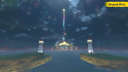 Ist die Rainbow Road im Himmel angesiedelt?