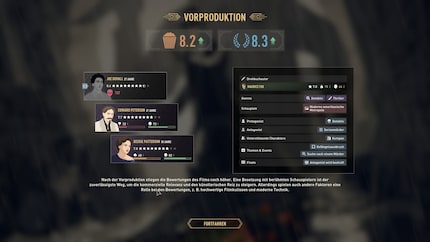 De waardering van een film kan in elke fase van de productie stijgen of dalen.