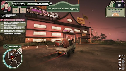 My headquarters in the game: the Promise Mascot Agency.