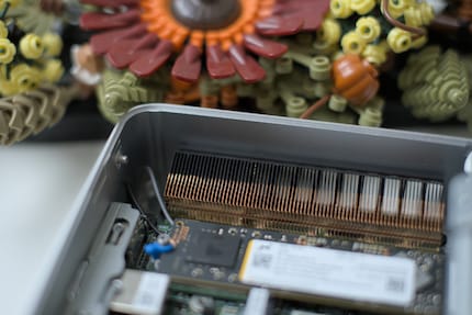 De koelribben helpen om de CPU verbazingwekkend koel te houden.
