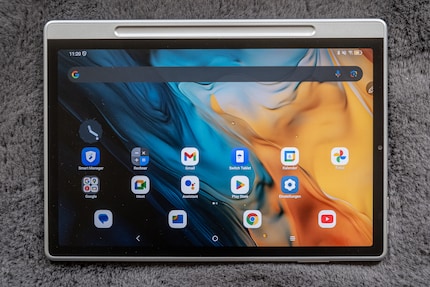 In de kleurenmodus gebruik ik de tablet als een gewoon Android-apparaat.