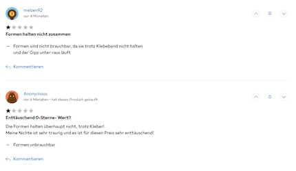 Voor de gebruikers melzen92 en Anonymous was de mal niet strak ondanks de plakstrips. 