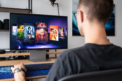 Samsung's Odyssey 3D Hub dient als launcher voor compatibele games.