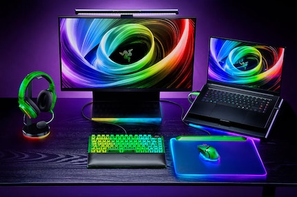 «Phantom»-Geräte neben weiterem Razer-Equipment.