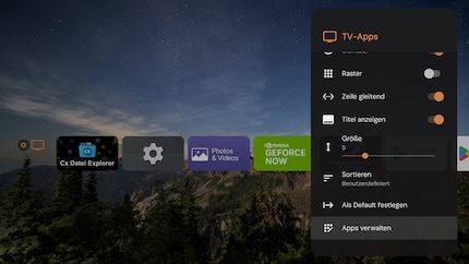 Onder «Apps beheren»...