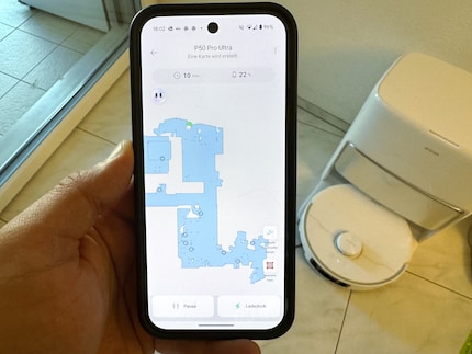 De robot heeft de flat perfect gescand - en in een mum van tijd.