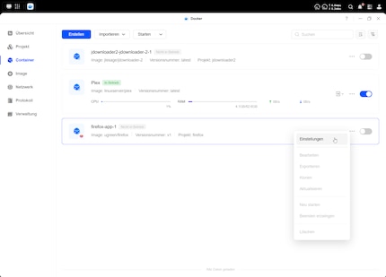 Docker is de reden waarom het NAS OS bij mij hoog scoort ondanks het feit dat het weinig native apps heeft.