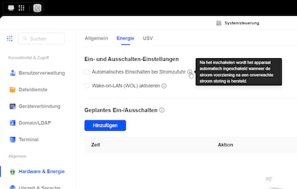Een Nederlandse infotekst ondanks de Duitse systeemtaal. Het jonge besturingssysteem heeft nog wat finetuning nodig.