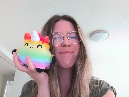 De selfiecamera voor videogesprekken voldoet absoluut aan zijn doel.