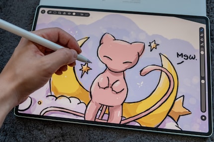Mijn favoriete bezigheid op de Matepad: krabbelen! 