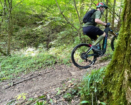 Hoe steil het ook wordt: geen probleem dankzij eMTB+ en vol vermogen.
