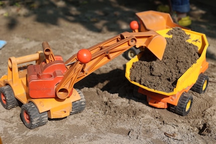 De Shovel Digger #301 aan het werk.