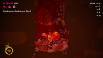 Hier versuche ich herauszufinden, wie tief Donkey Kong graben kann. Wie sich herausstellt: sehr, sehr tief.
