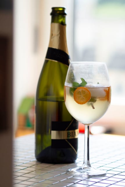 De droge Rimuss Bianco is ideaal voor een pittige mocktail ...
