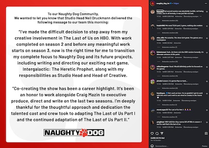 Naughty Dog on Instagram