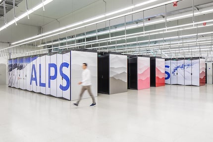 The Swiss AI Initiative has access to the supercomputer «Alps» at CSCS.