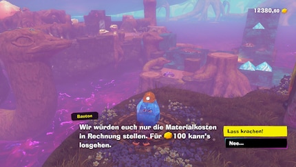 De Bautons zijn ondergrondse bewoners die me steunen. Maar alleen als ik het benodigde goud meeneem.
