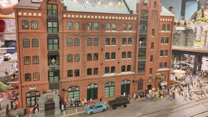Het miniatuur Wonderland in Miniatur Wunderland.