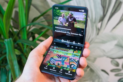 Ik kan twee apps tegelijk gebruiken als ik hem dubbelvouw.