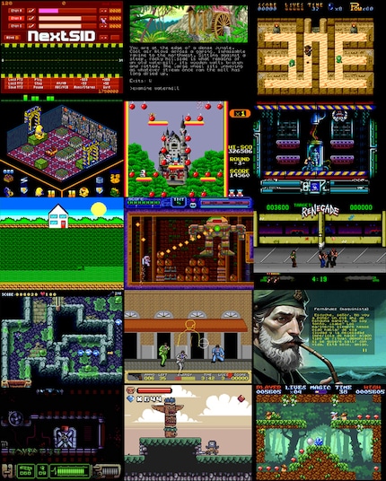 Exclusieve spellen en toepassingen worden regelmatig uitgebracht op de ZX Spectrum Next.