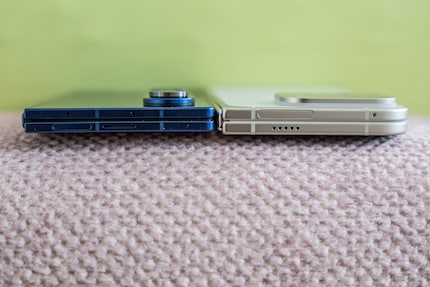 Samsung's opvouwbare linker is eindelijk net zo dun als bijvoorbeeld de Google Pixel 9 Pro Fold.