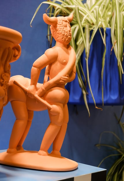 Een beeld uit de Magna Graecia collectie in het M&O.