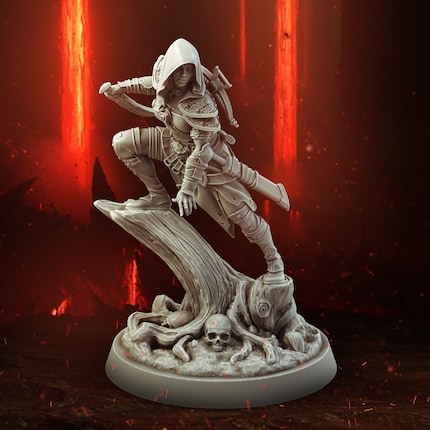 De miniaturen in de «Diablo» pen-en-papier vangen de donkere esthetiek van de gameserie.