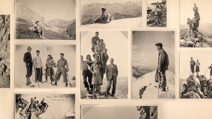 De historische foto's uit de collectie van zijn grootvader dienden als inspiratie voor David.