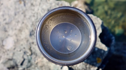Het duurt even voordat het water is opgewarmd.