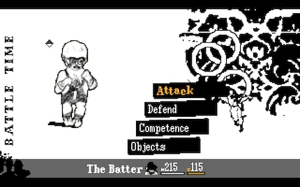«Off» maakt gebruik van een klassiek turn-based gevechtssysteem.