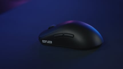 De vorm van de Mouse-A doet denken aan de Pro X Superlight 2.