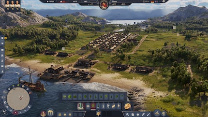 Two fisheries, a small wood production facility and a handful of cottages. If you’re familiar with the Anno series, the beginning of Pax Romana won’t come as a surprise.