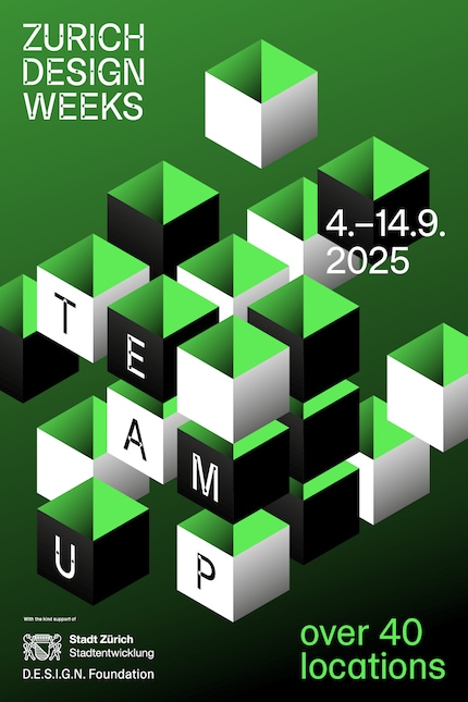In september 2025 zal Zürich weer schitteren in neongroen. De key visual verschijnt op flyers en posters in de hele stad.