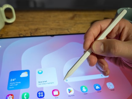 De nieuwe S Pen is zeshoekig.