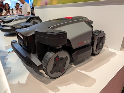Het topmodel RockMow Z1 met vierwielaandrijving.